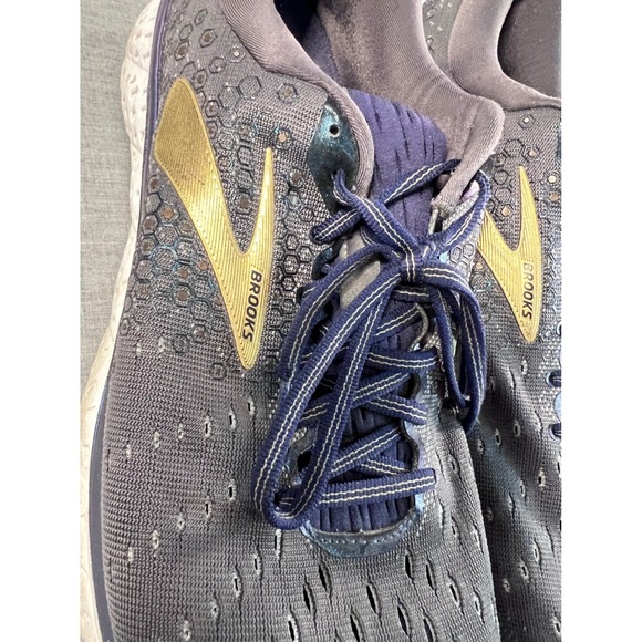 Brooks Glycerin 17 Mens Running Shoes Size 14 Ebony Grey Gold 1102961D048 main image 8